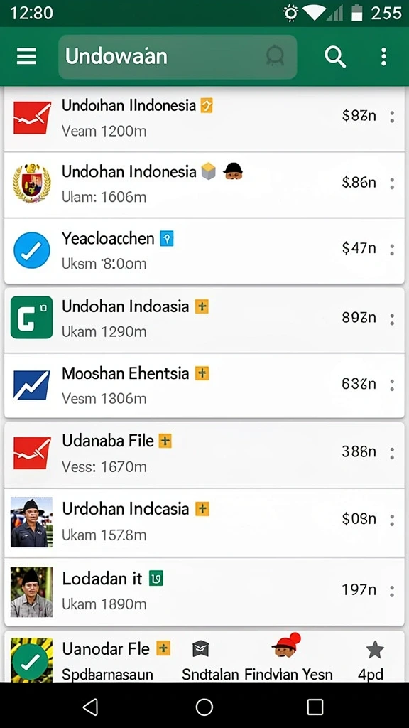 Tampilan antarmuka yang intuitif dan mudah digunakan.