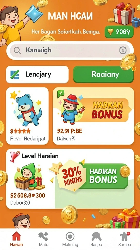 Tampilan antarmuka pengguna yang ramah dan mudah digunakan.