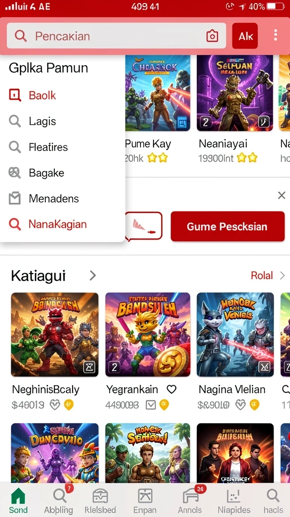 Tampilan antarmuka yang user-friendly dan menarik.