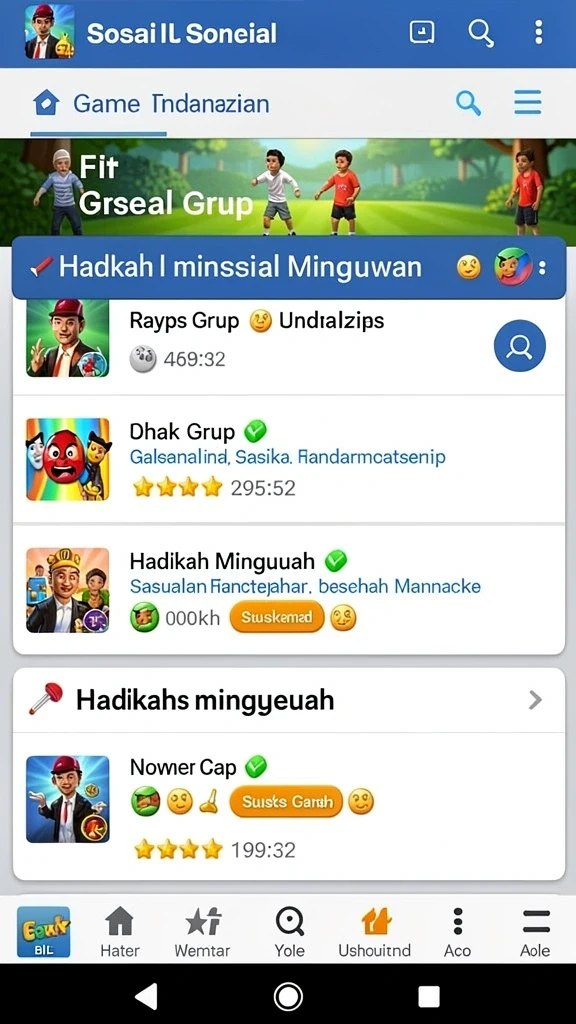 Tampilan grafis yang memukau dan detail yang kaya.