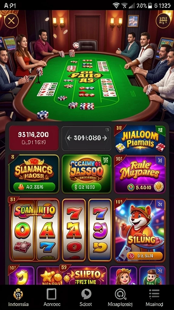 Tampilan permainan slot yang menawan dan interaktif.