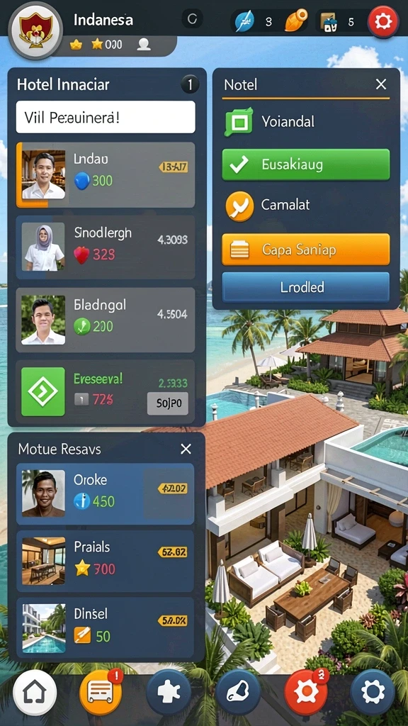 Menu navigasi yang mudah dipahami dan digunakan.