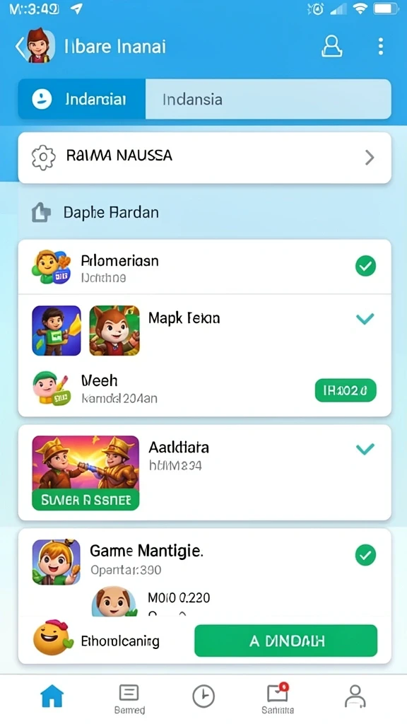 Tampilan antarmuka yang modern dan user-friendly.