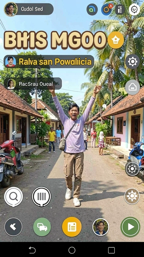 Tampilan beranda aplikasi yang user-friendly.