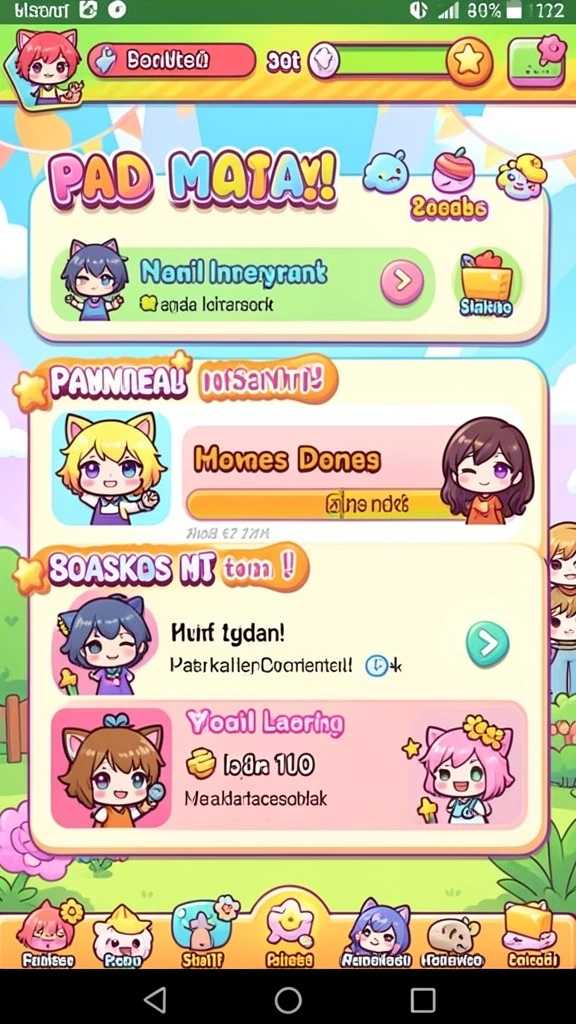Peringkat leaderboard yang menunjukkan pemain terbaik.