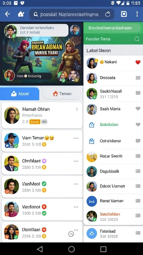 Mode multiplayer yang seru dan kompetitif.