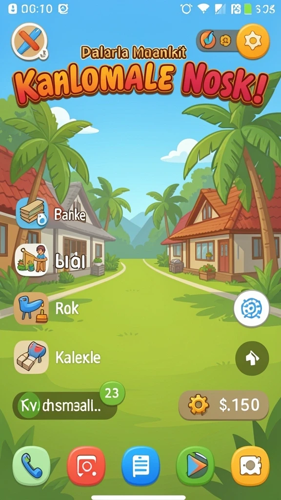 Tampilan utama HOKIGAME dengan navigasi intuitif.
