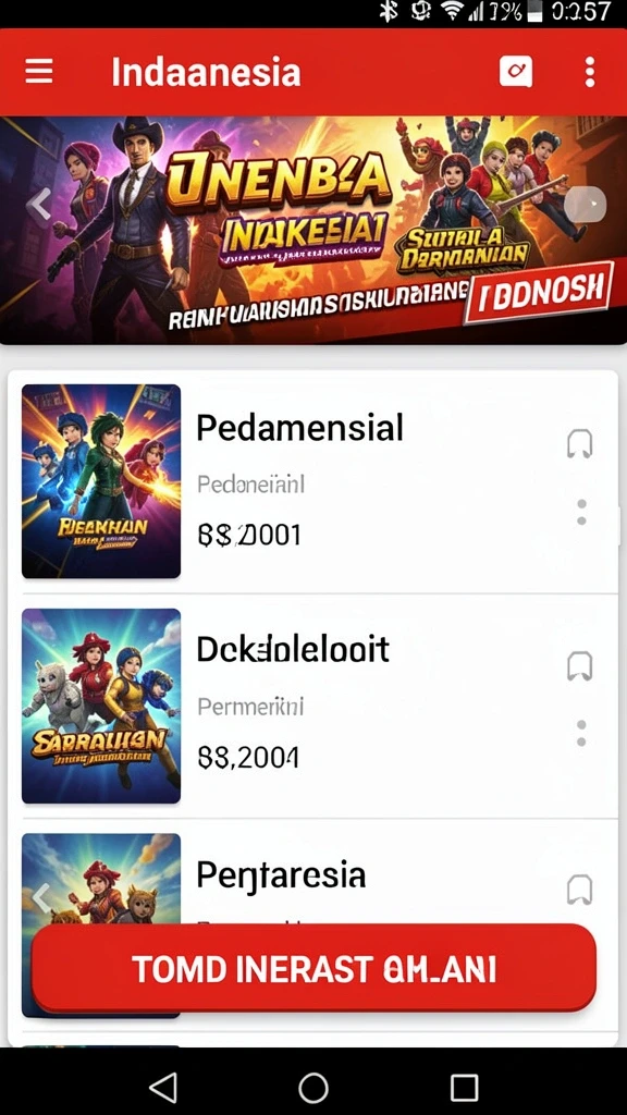Pengalaman bermain yang seru dan mendebarkan.