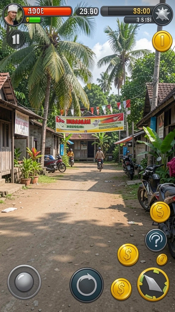 Karakter unik yang dapat dimainkan.