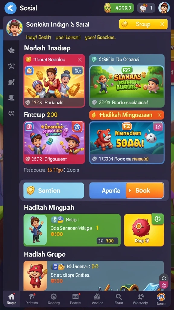 Fitur bonus menarik untuk meningkatkan peluang menang.