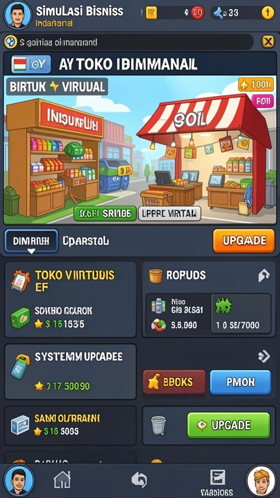 Tampilan antarmuka yang intuitif dan menarik.