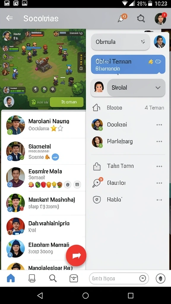 Tampilan antarmuka yang intuitif dan memudahkan navigasi.