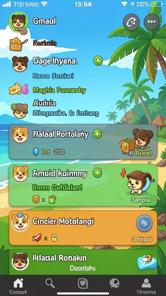Tampilan awal aplikasi NIKMAT777 yang menarik.