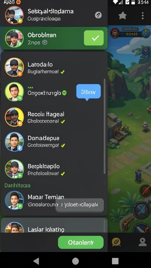 Beragam pilihan permainan yang dapat dimainkan.