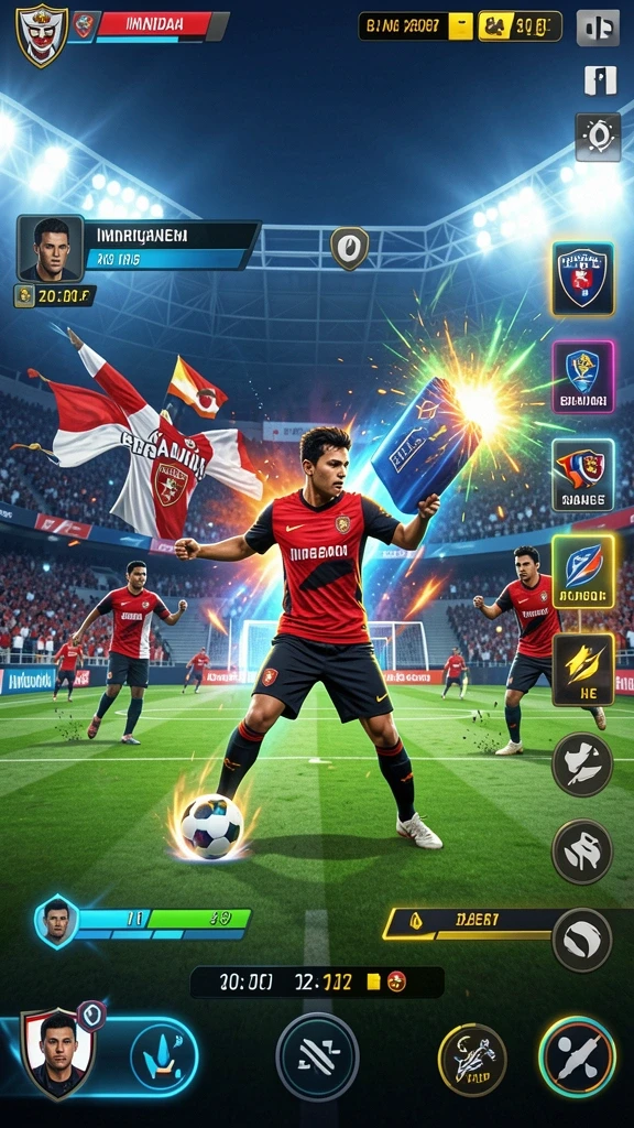 Screenshot memperlihatkan karakter utama yang sedang berperang.