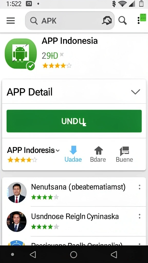 Antarmuka aplikasi yang menarik dan user-friendly.