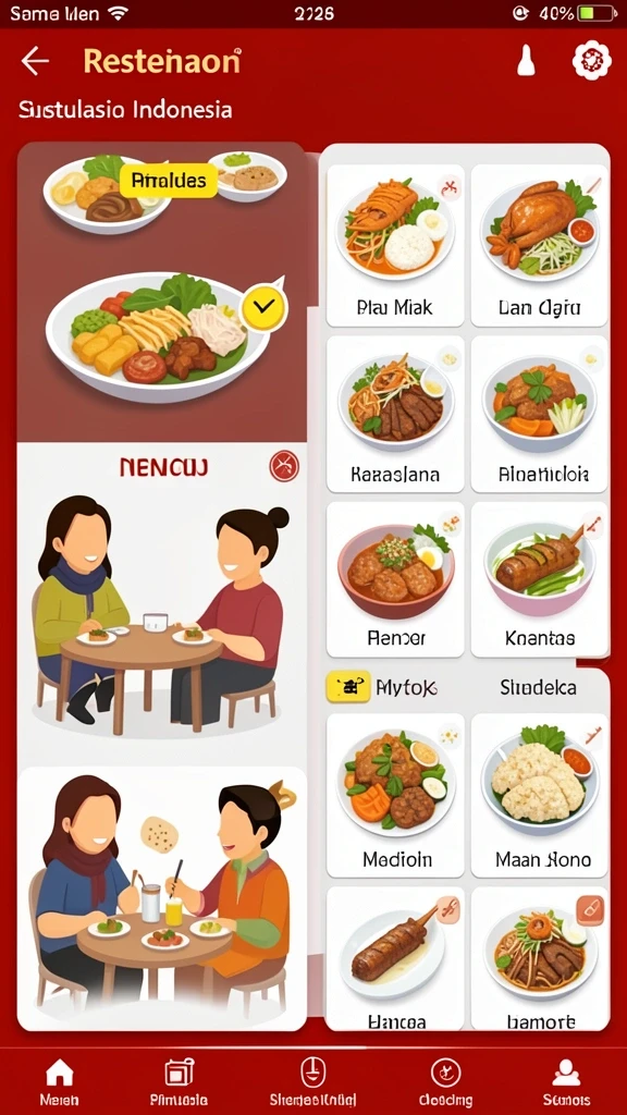 Berbagai karakter unik yang bisa dipilih oleh pemain.