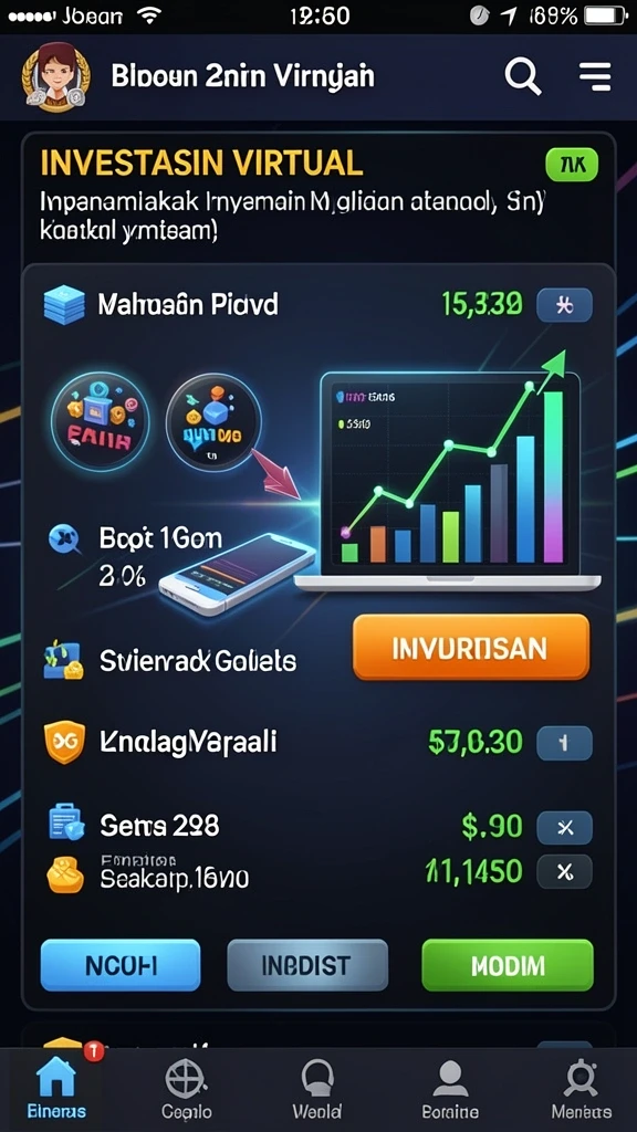 Menampilkan gameplay seru saat berkelahi dengan musuh.