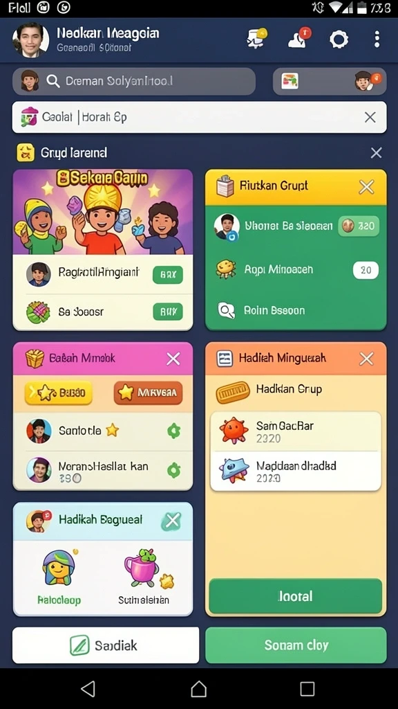 Tampilan antarmuka yang menarik dan mudah digunakan.