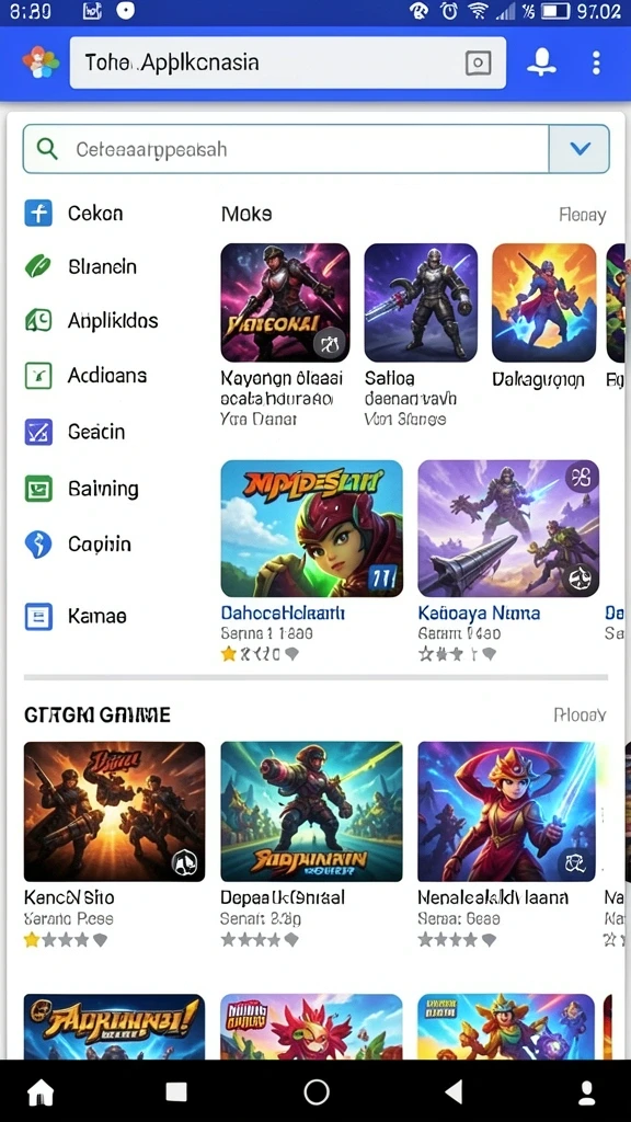 Tampilan utama SXXPLAY yang menarik.