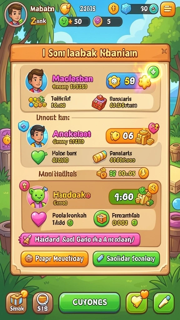 Fitur multiplayer yang mengasyikkan dan interaktif.