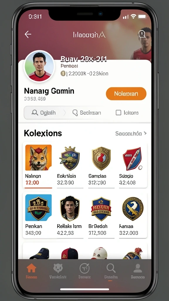 Karakter dengan desain yang unik dan beragam.