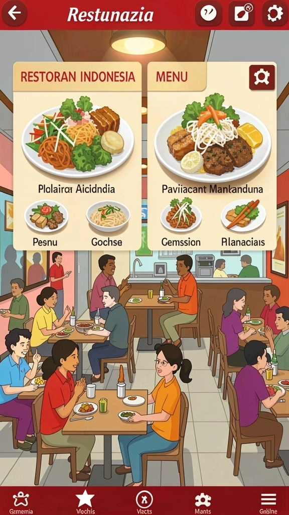 Tampilan antarmuka yang sederhana dan intuitif.