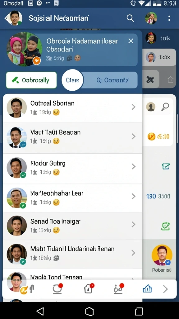 Screenshot menunjukkan tampilan utama aplikasi YOKTOGEL yang menarik.